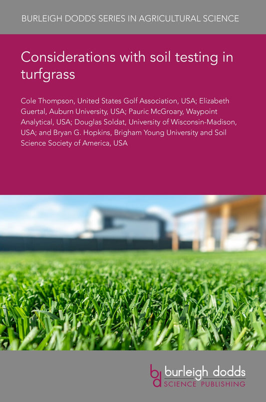 Considerations with soil testing in turfgrass