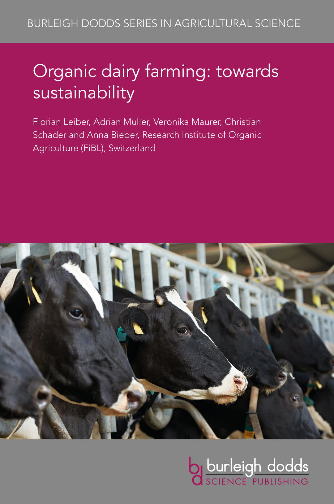 Cover image for Organic dairy farming: towards sustainability ISBN 9781838791537