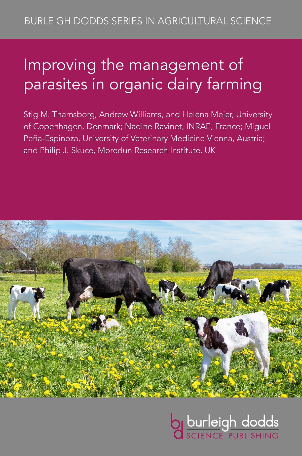 Cover image for Improving the management of parasites in organic dairy farming ISBN 9781835453285