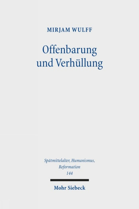 Offenbarung und Verhüllung