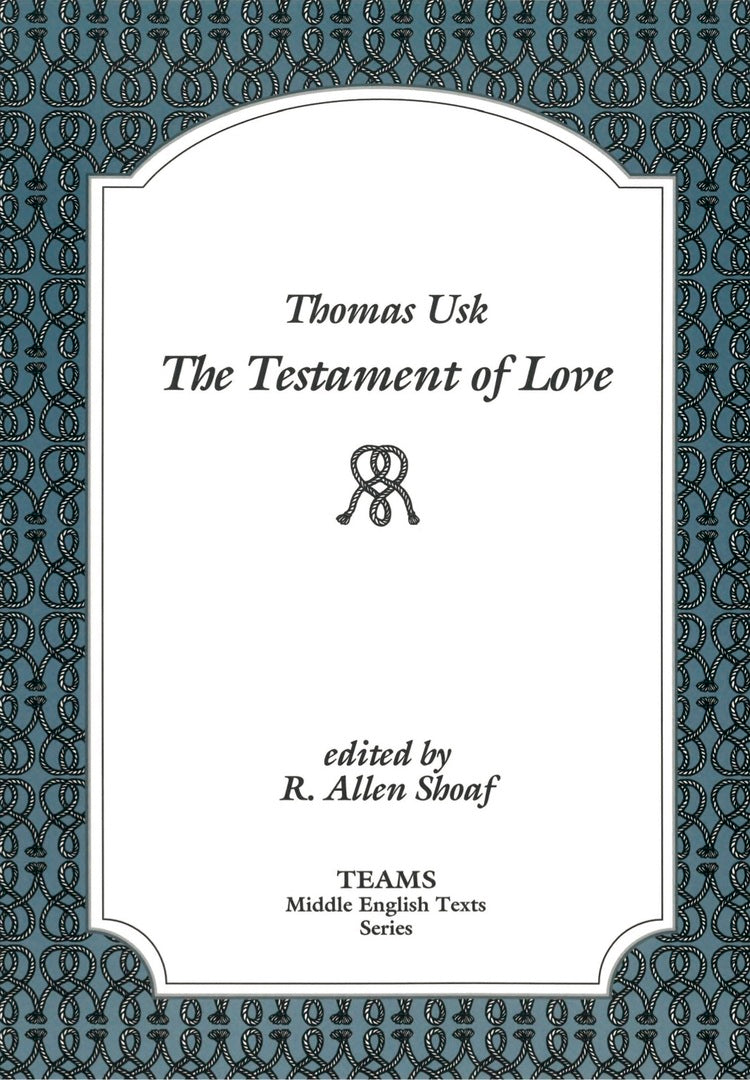 Cover image for The Testament of Love ISBN 9781580440011