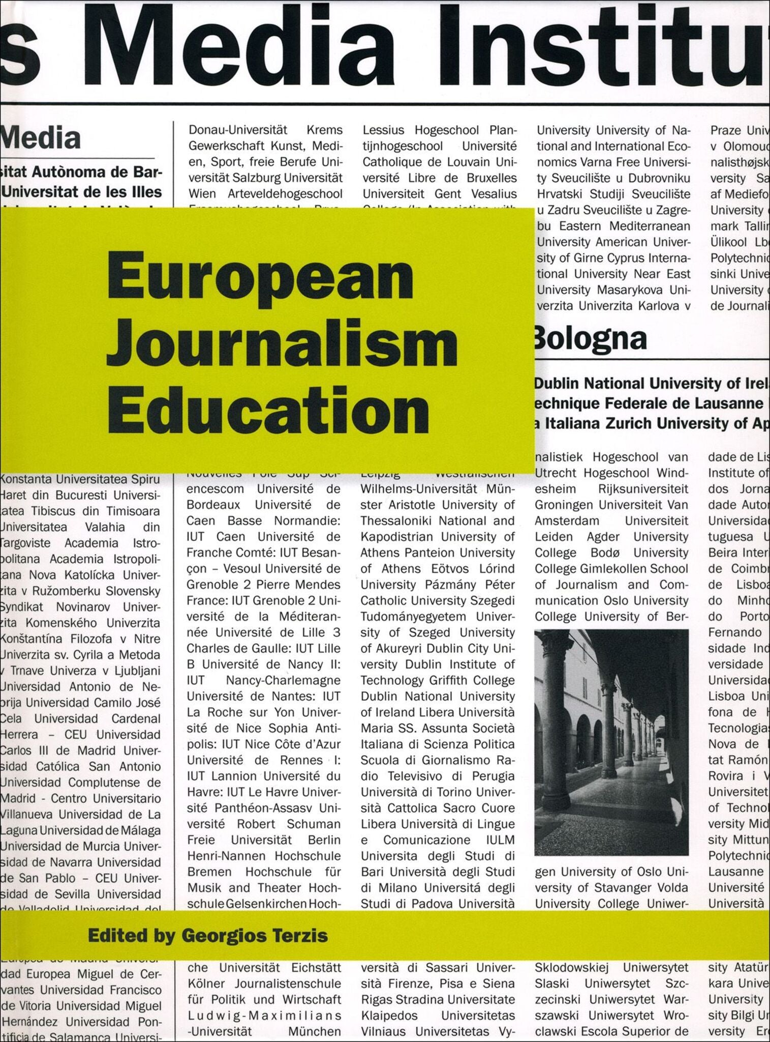 Cover image for European Journalism Education ISBN 9781841503547