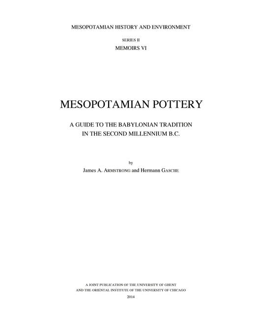 Mesopotamian Pottery