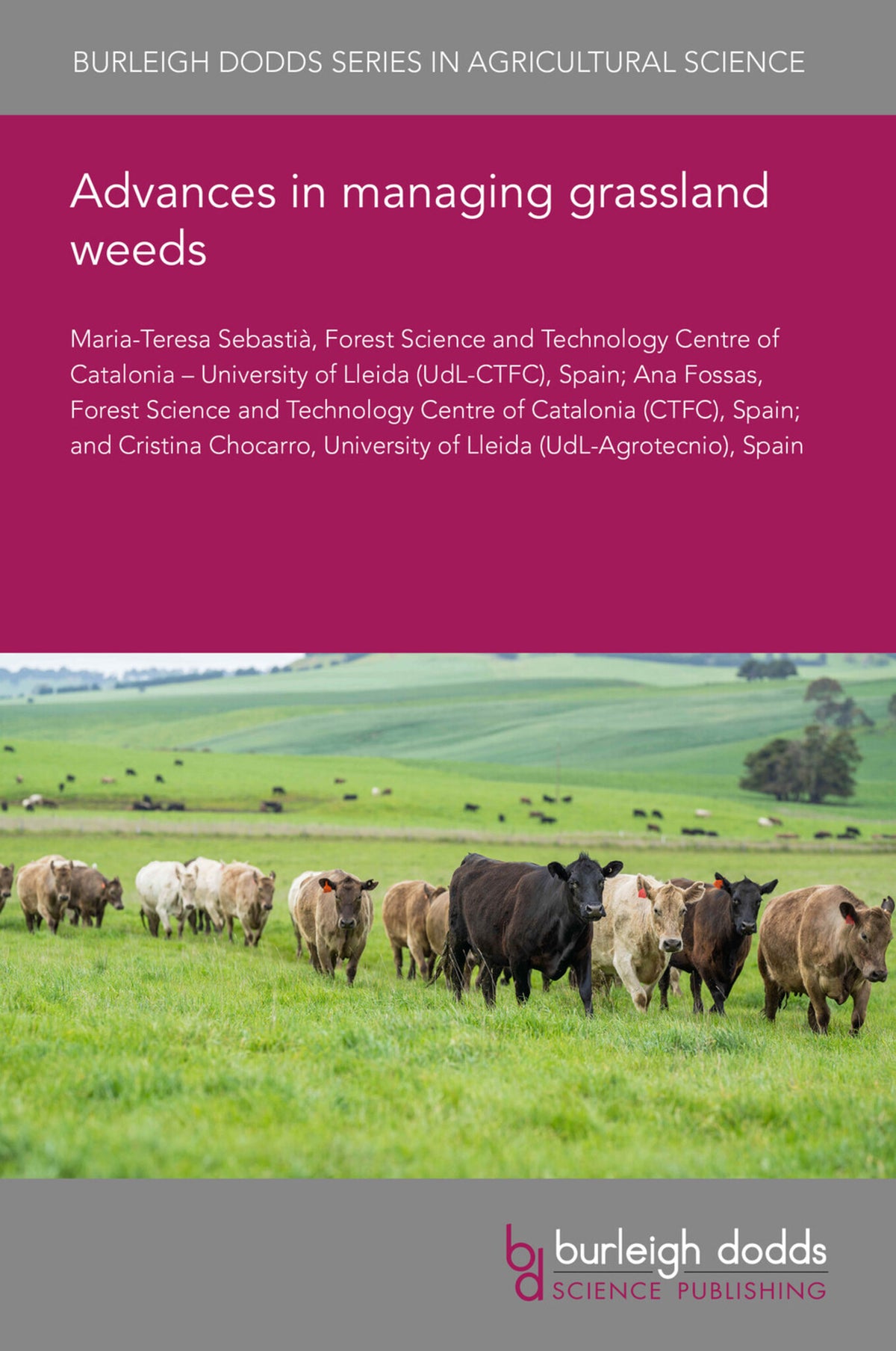 Cover image for Advances in managing grassland weeds ISBN 9781835456125
