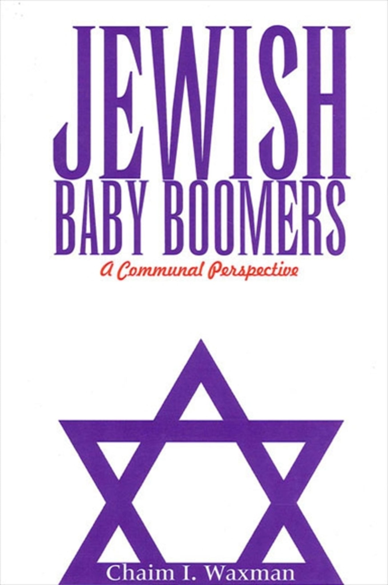 Cover image for Jewish Baby Boomers ISBN 9780791447901