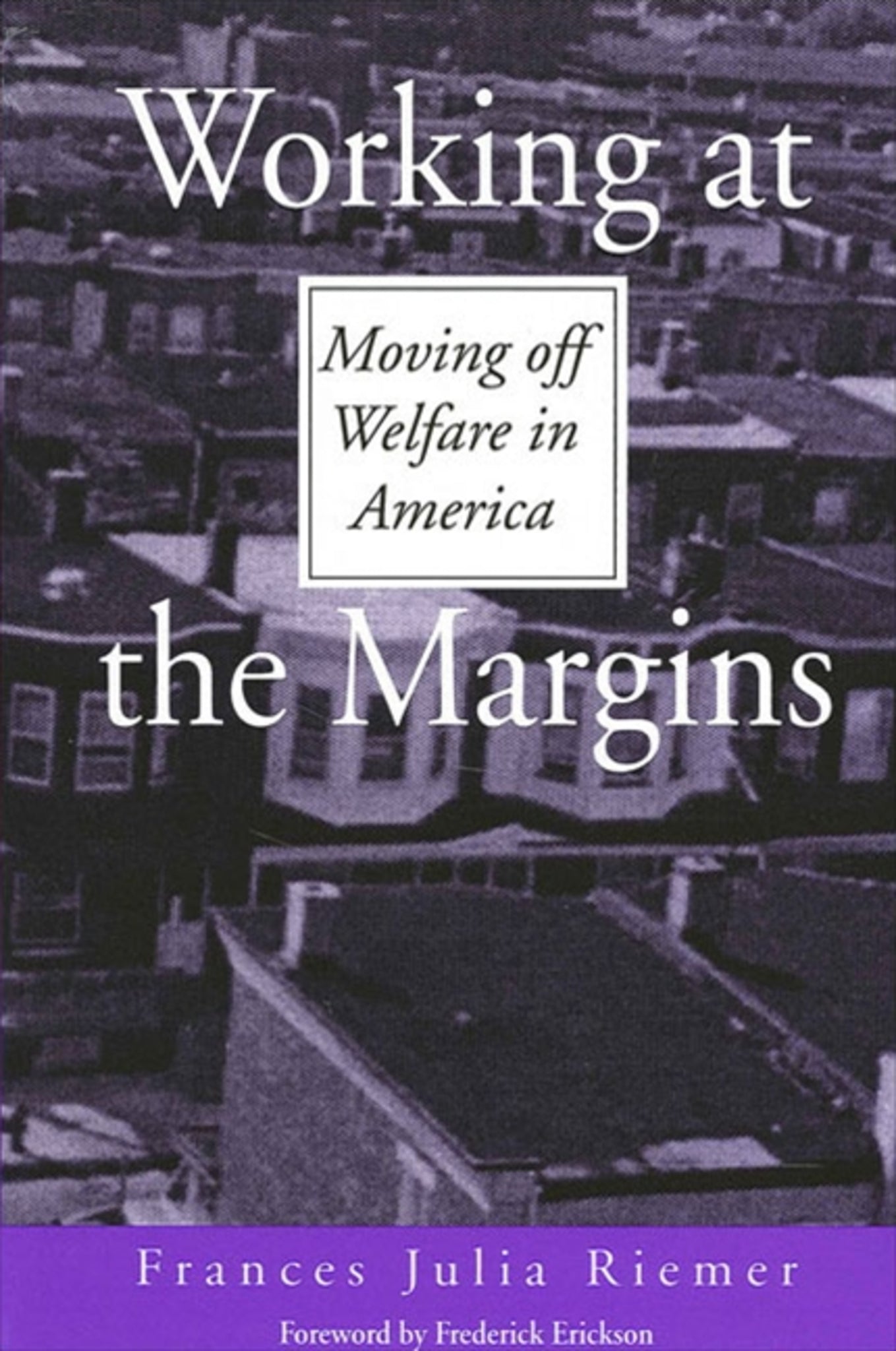 Cover image for Working at the Margins ISBN 9780791449264