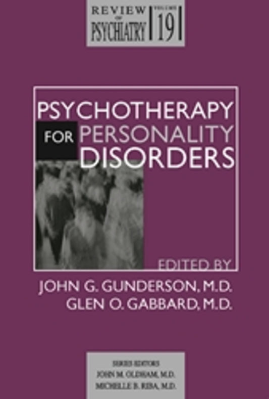 Psychotherapy for Personality Disorders