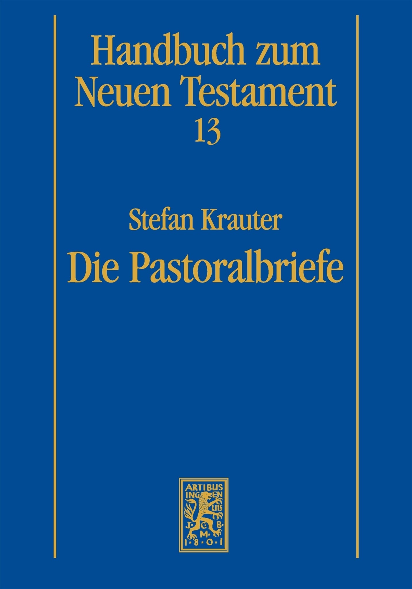 Cover image for Die Pastoralbriefe ISBN 9783162006936