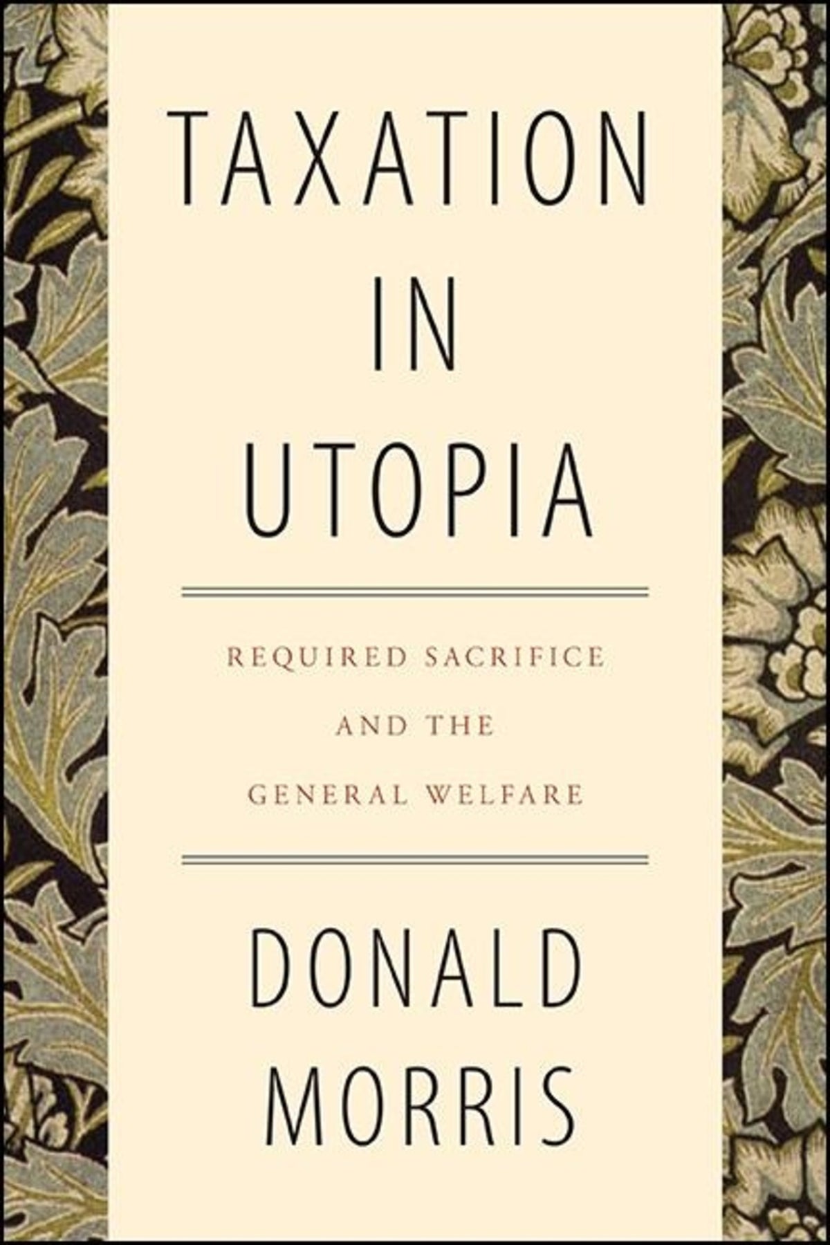 Cover image for Taxation in Utopia ISBN 9781438479484