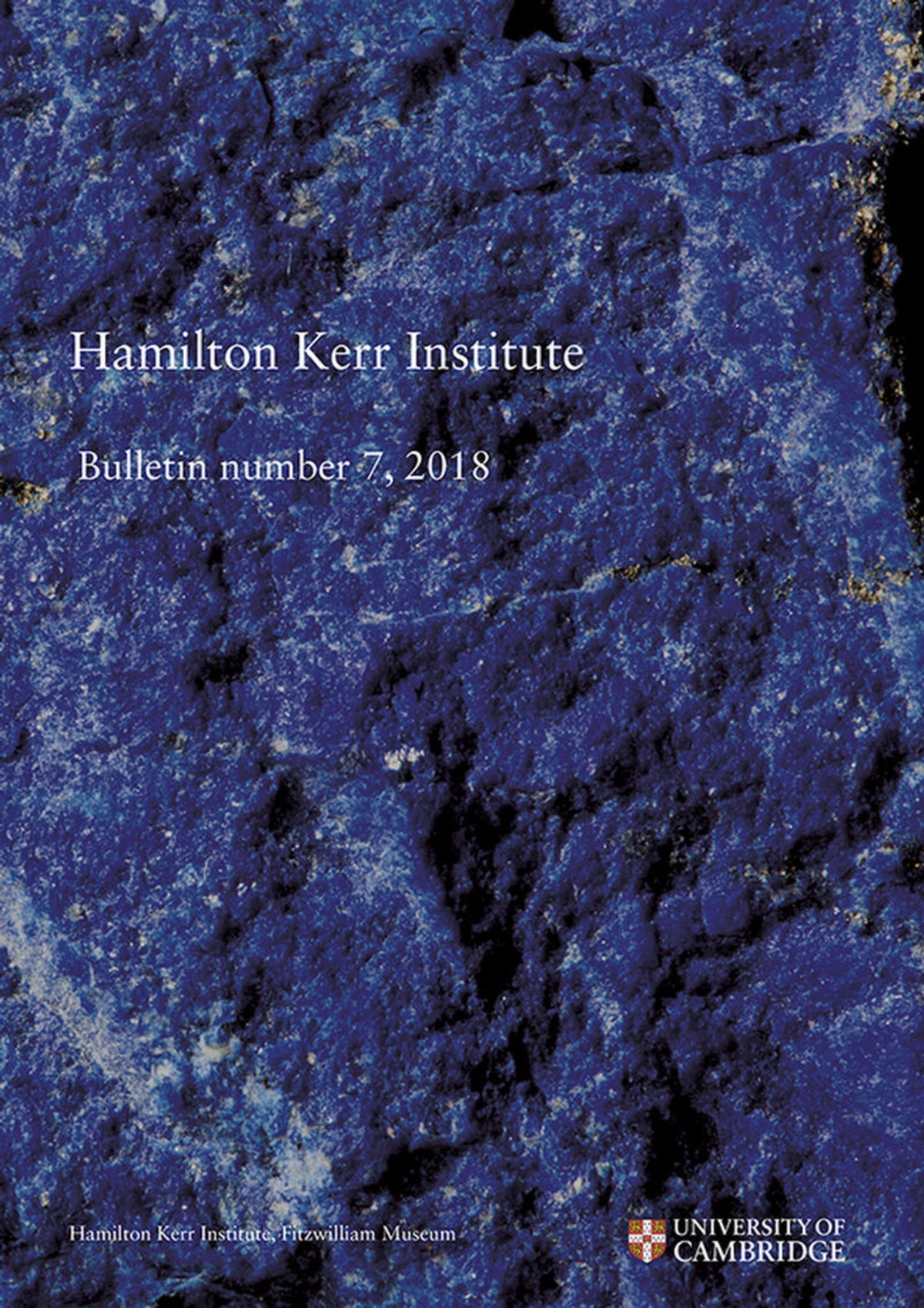 Cover image for Hamilton Kerr Institute Bulletin number 7, 2018 ISBN 9781909492660