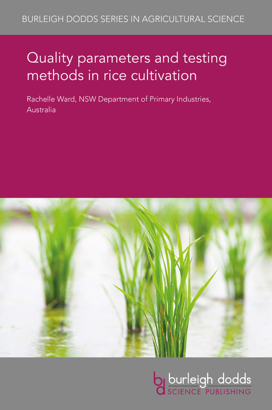Quality parameters and testing methods in rice cultivation