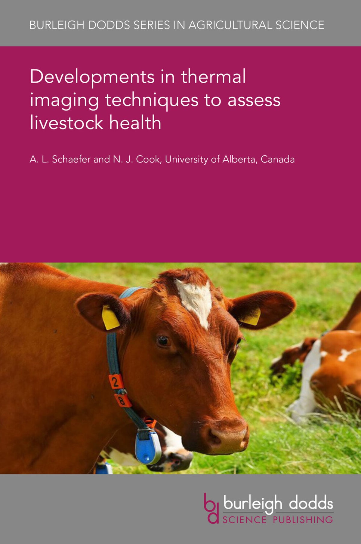 Cover image for Developments in thermal imaging techniques to assess livestock health ISBN 9781801463744