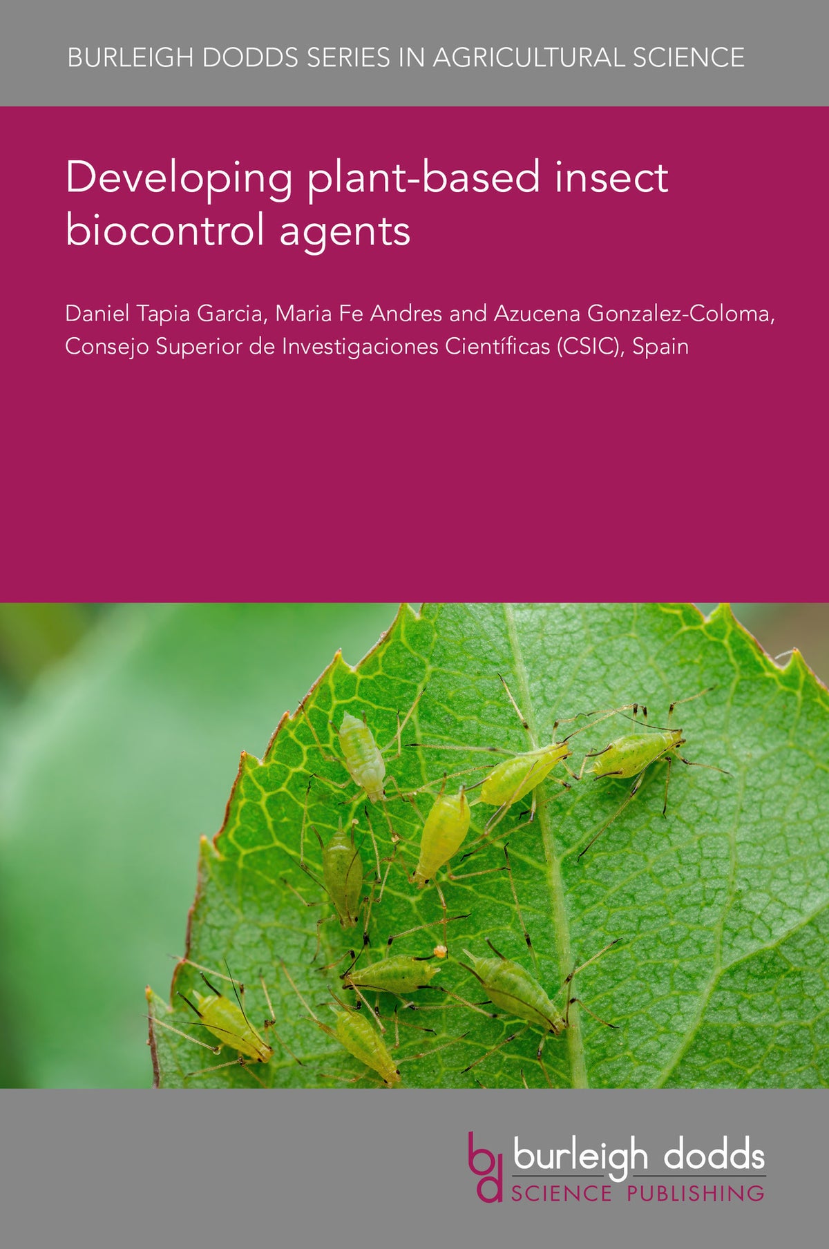 Cover image for Developing plant-based insect biocontrol agents ISBN 9781835453650