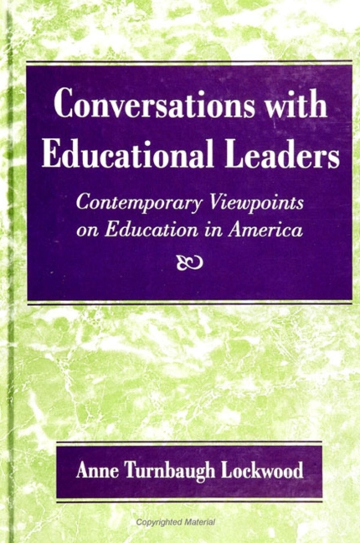 Cover image for Conversations with Educational Leaders ISBN 9780791432884