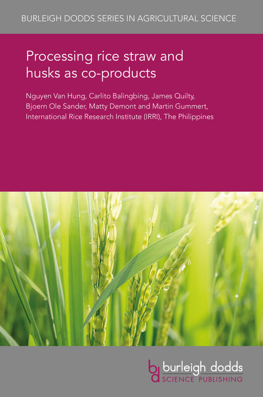 Processing rice straw and husks as co-products