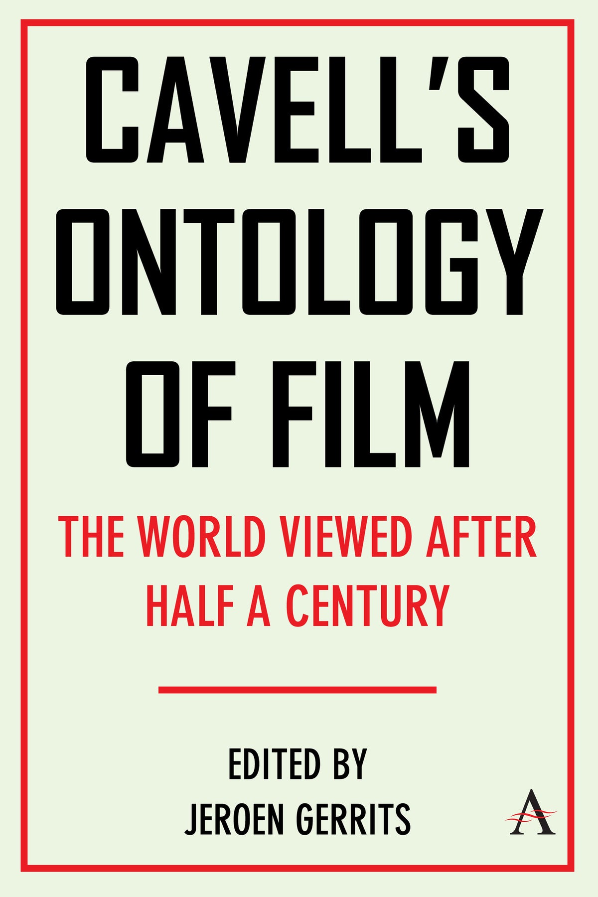 Cover image for Cavell's Ontology of Film ISBN 9781839995163