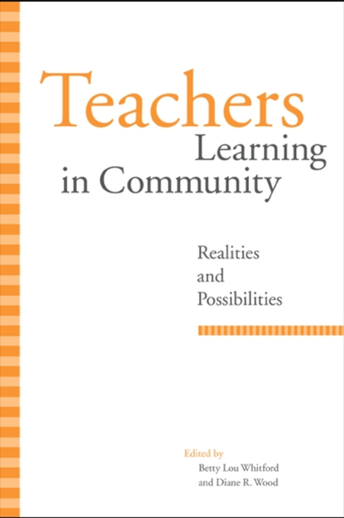 Cover image for Teachers Learning in Community ISBN 9781438430614