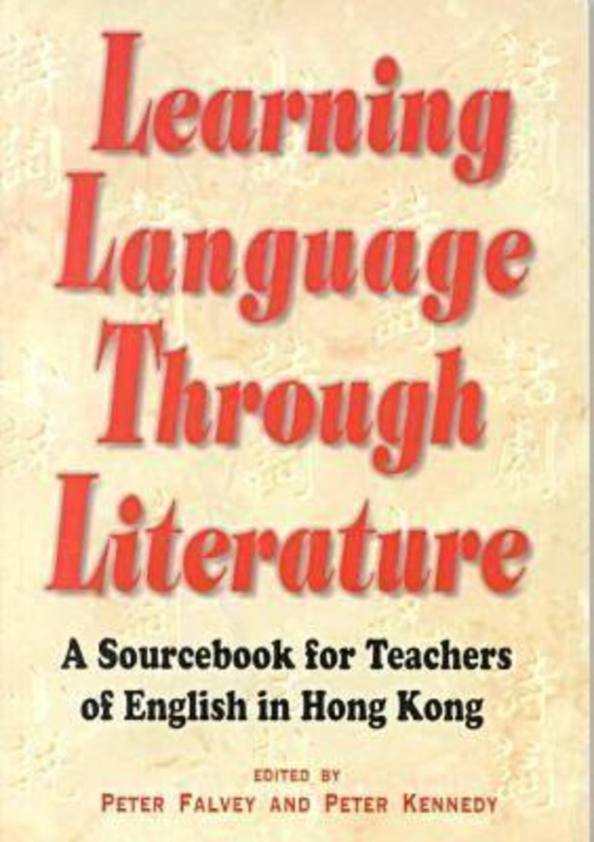 Cover image for Learning Language Through Literature ISBN 9789622094345