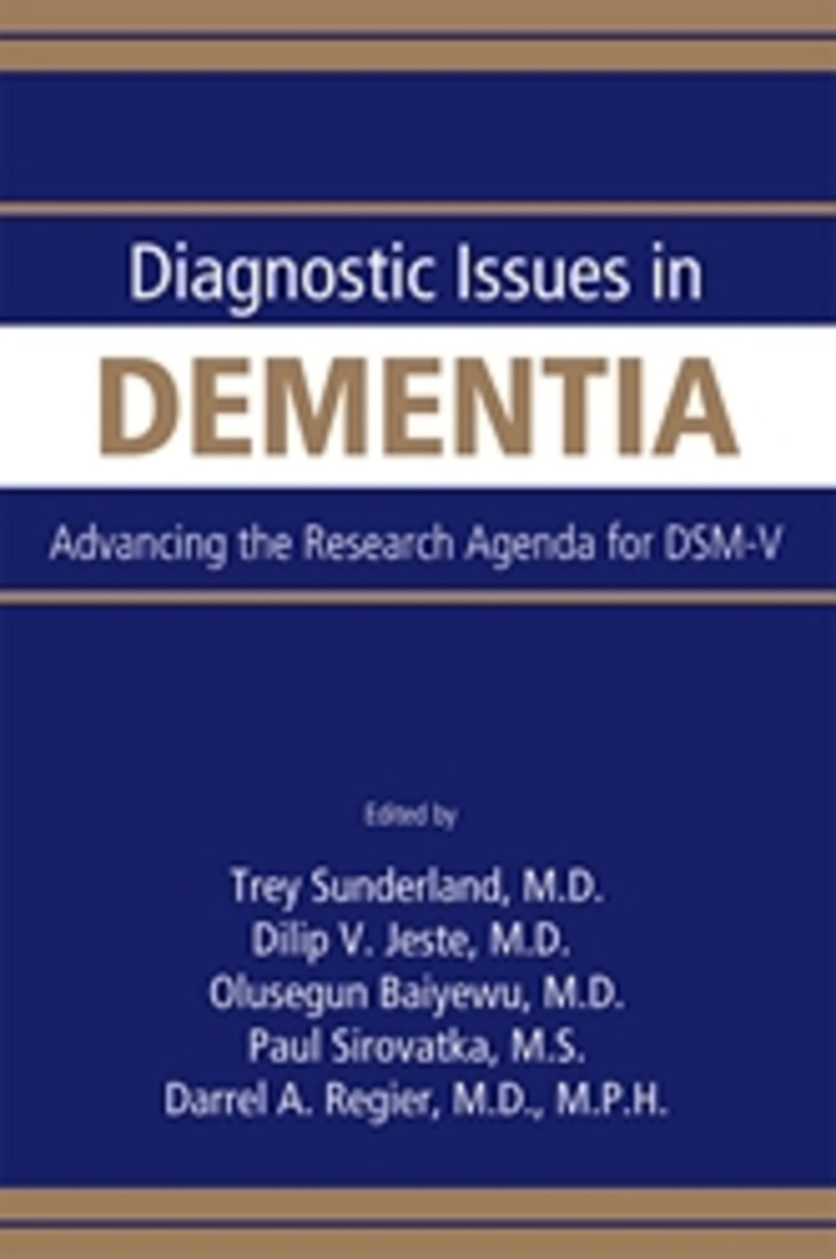 Diagnostic Issues in Dementia