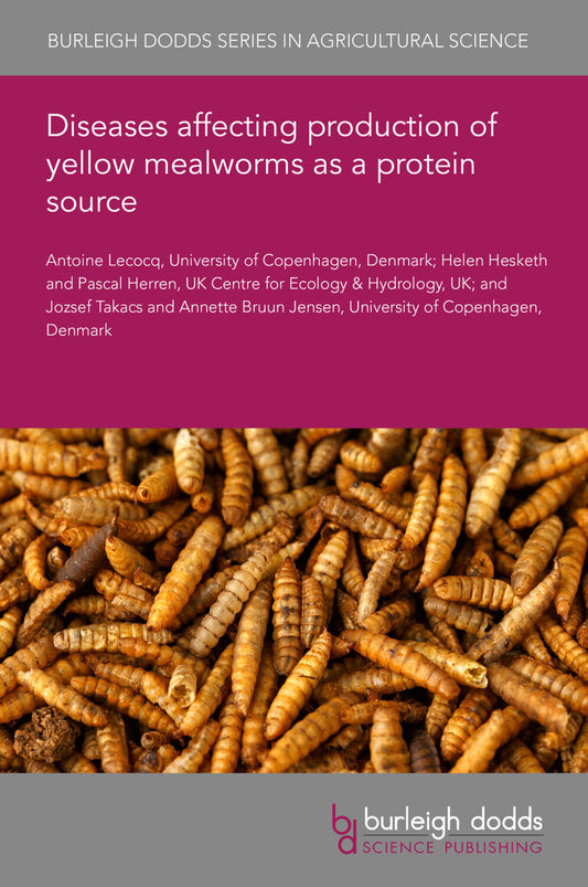 Diseases affecting production of yellow mealworms as a protein source