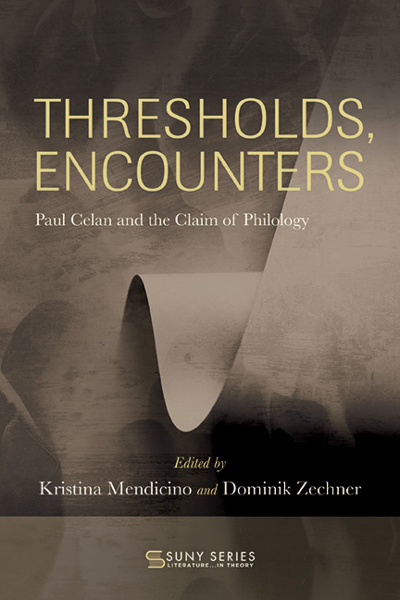 Cover image for Thresholds, Encounters ISBN 9781438494401