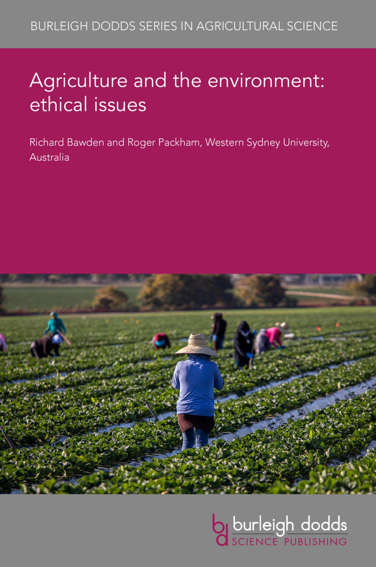 Cover image for Agriculture and the environment: ethical issues ISBN 9781801468909