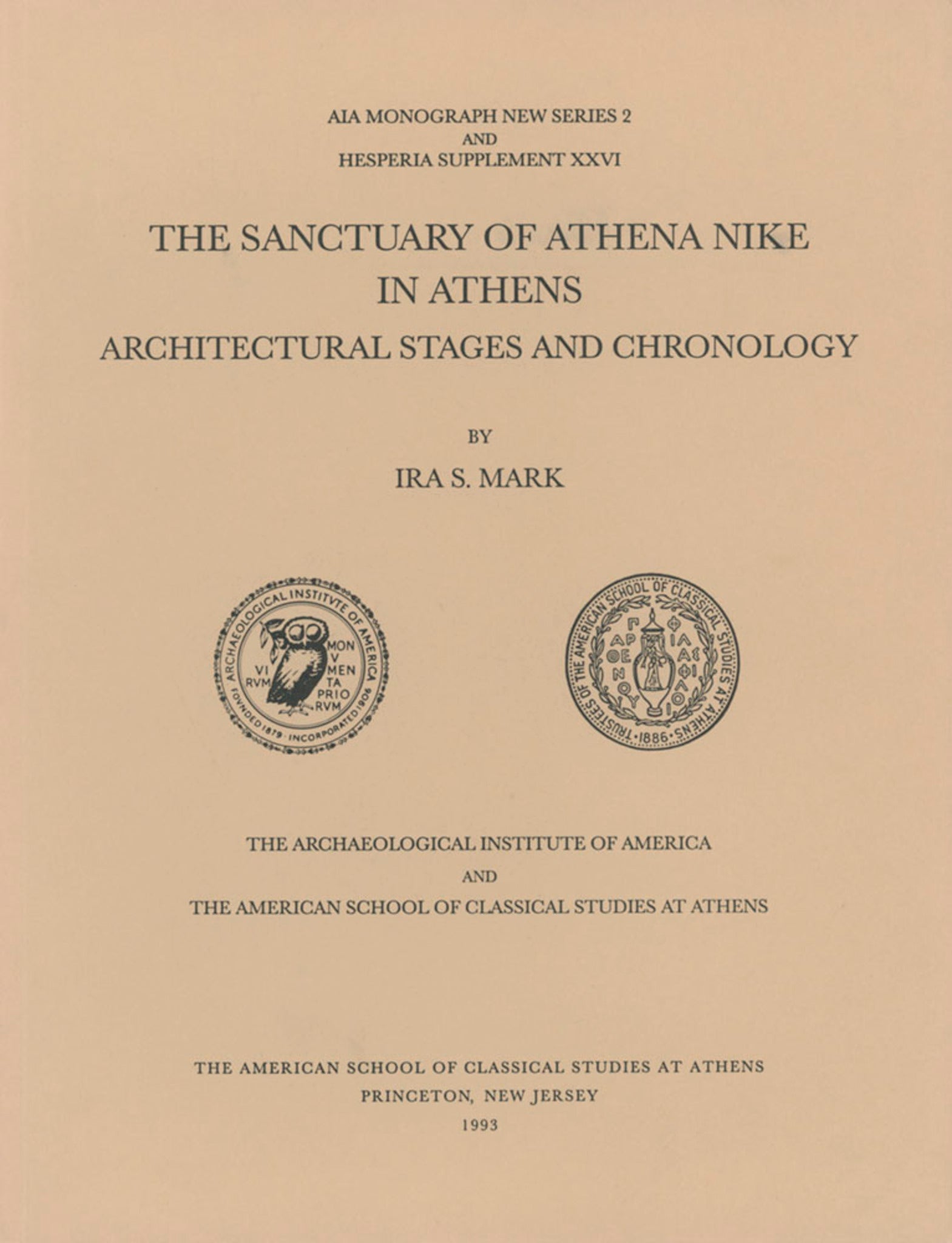 The Sanctuary of Athena Nike in Athens