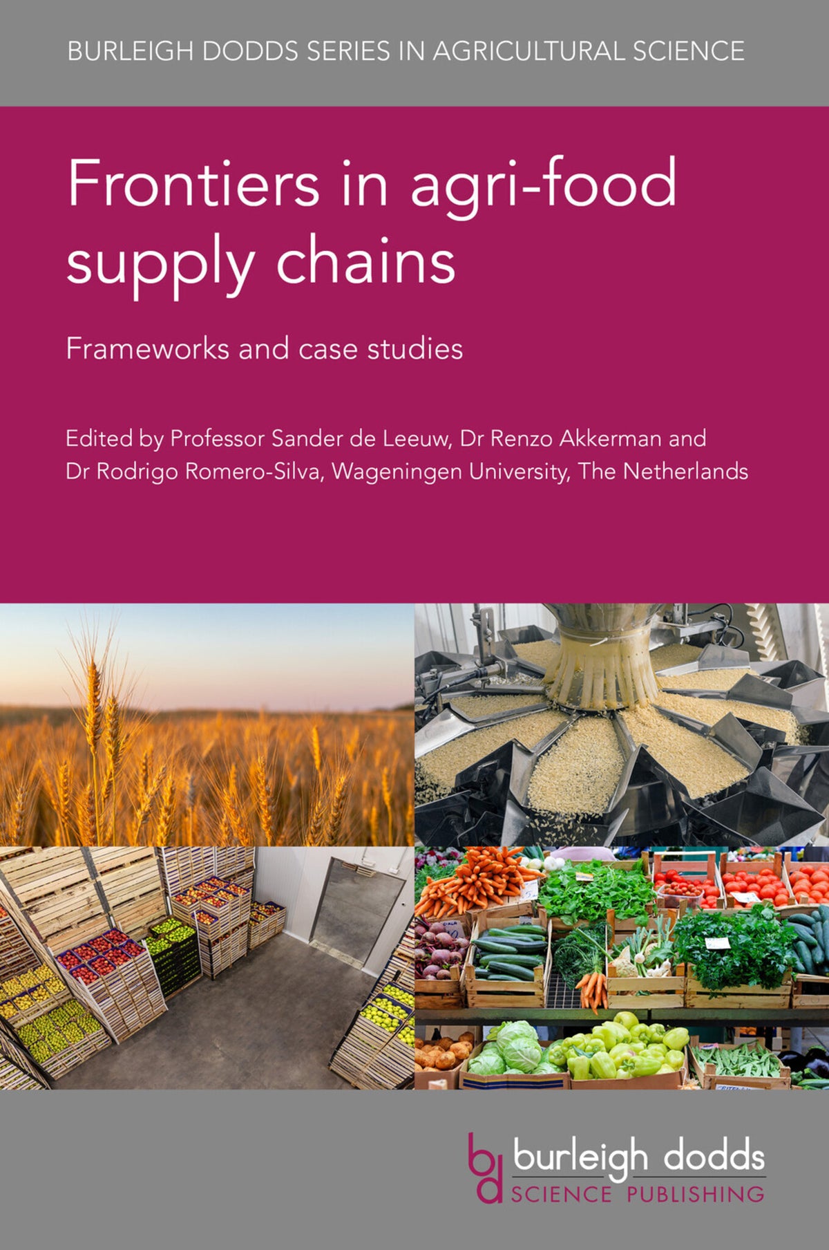 Cover image for Frontiers in agri-food supply chains ISBN 9781801462730