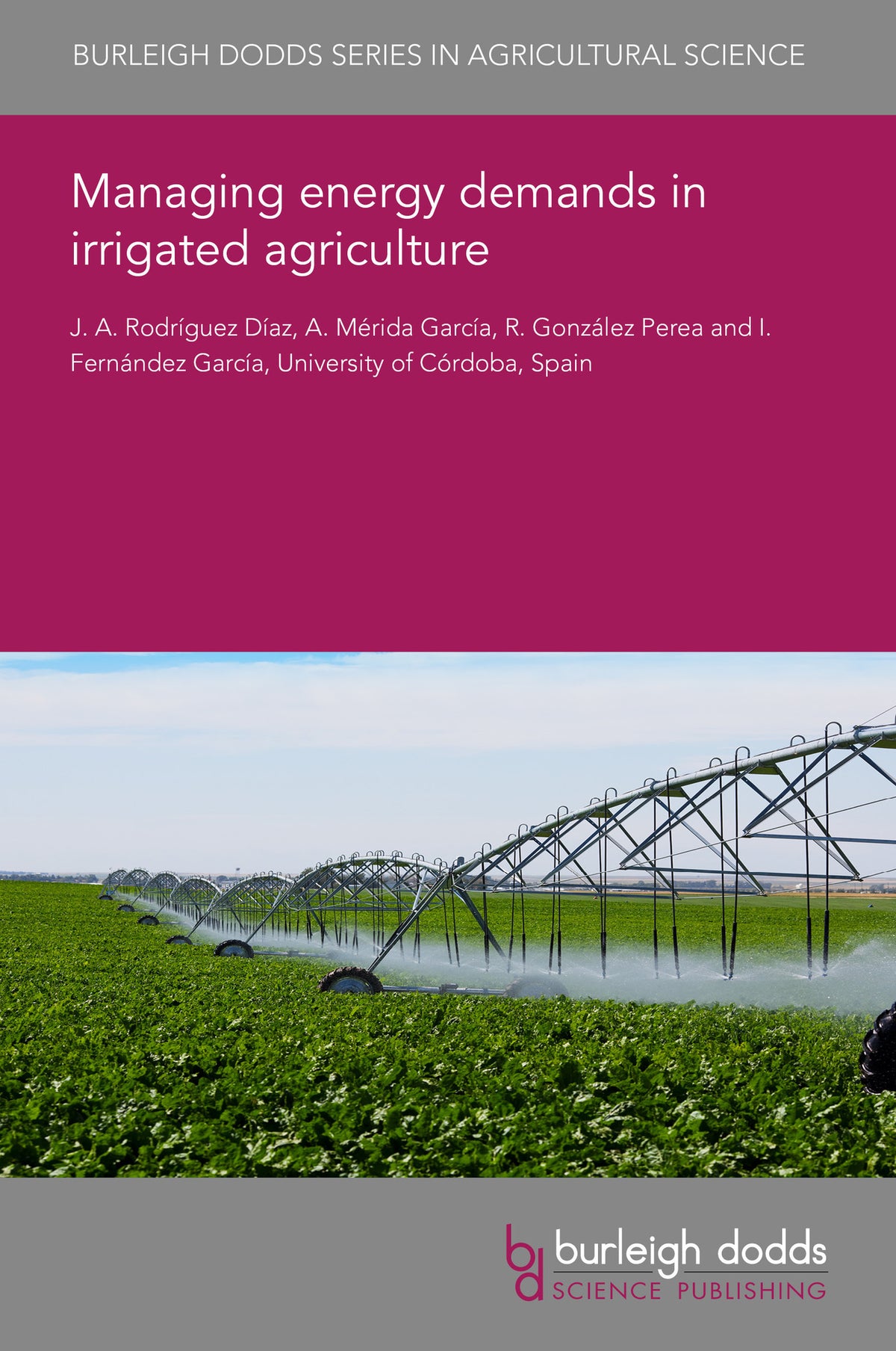 Cover image for Managing energy demands in irrigated agriculture ISBN 9781835451762