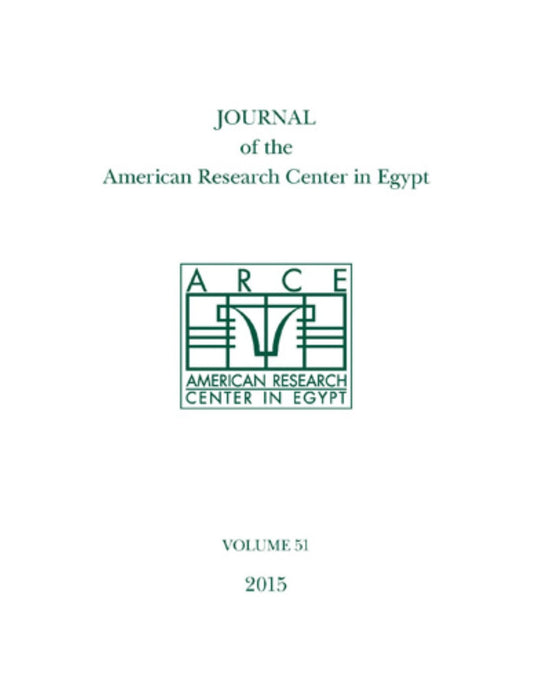 Journal of the American Research Center in Egypt, Volume 51 (2015)