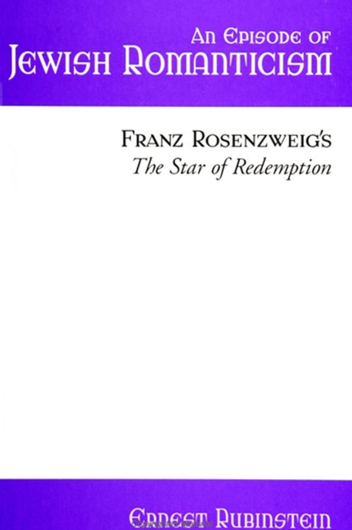 An Episode of Jewish Romanticism