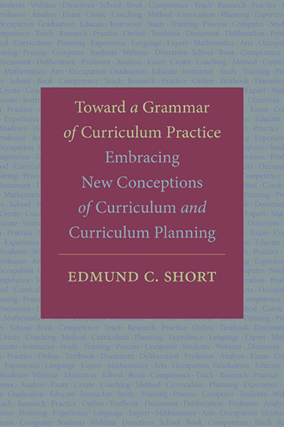 Cover image for Toward a Grammar of Curriculum Practice ISBN 9781438493473