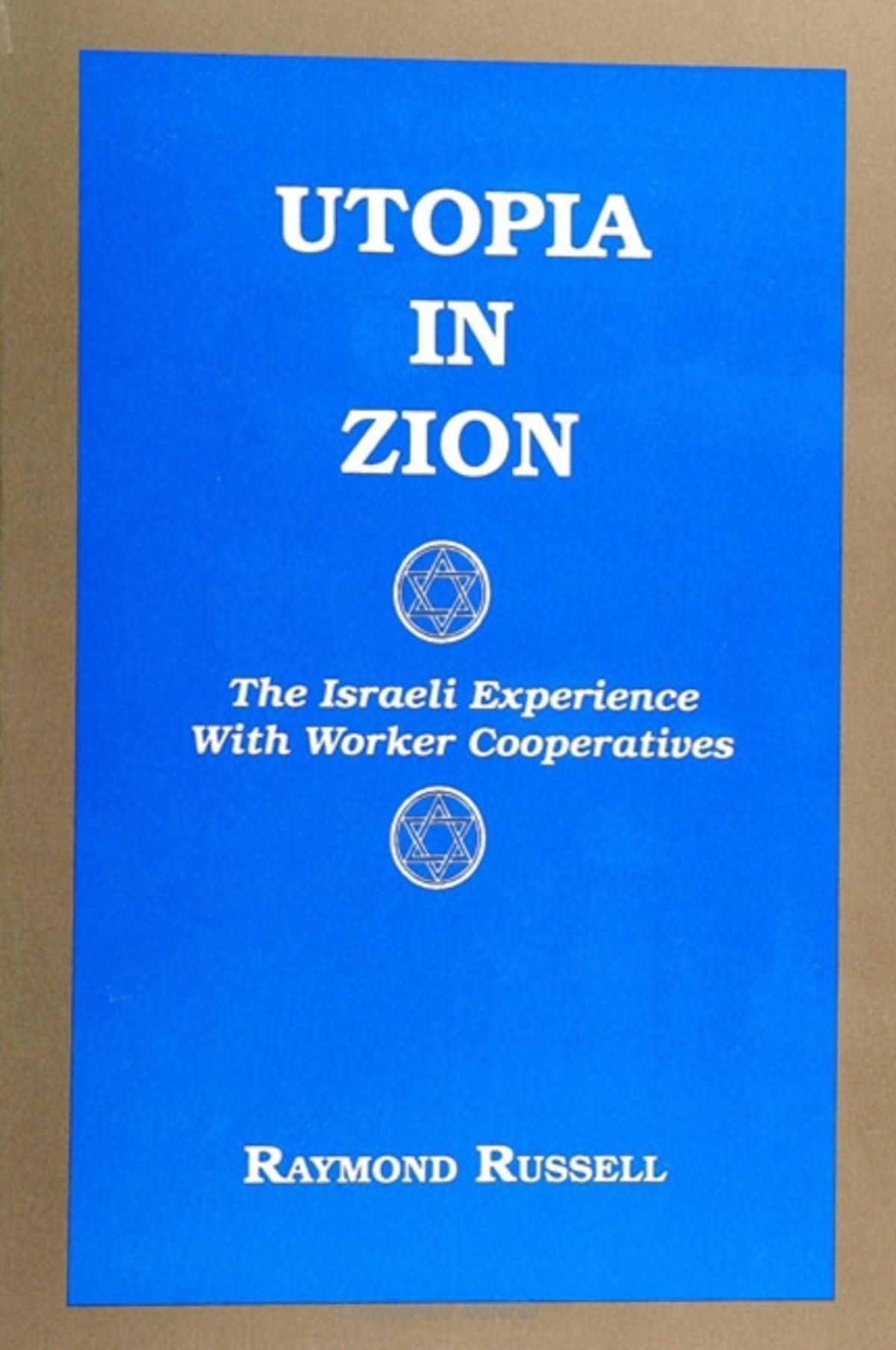 Cover image for Utopia in Zion ISBN 9780791424438