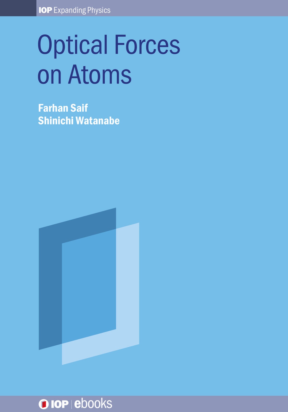 Cover image for Optical Forces on Atoms ISBN 9780750323093