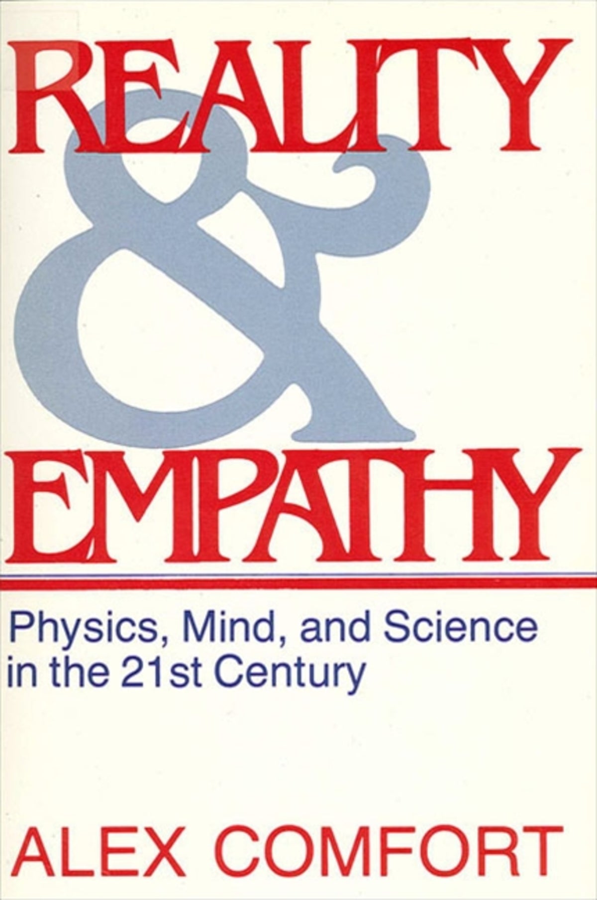 Cover image for Reality and Empathy ISBN 9780873957632