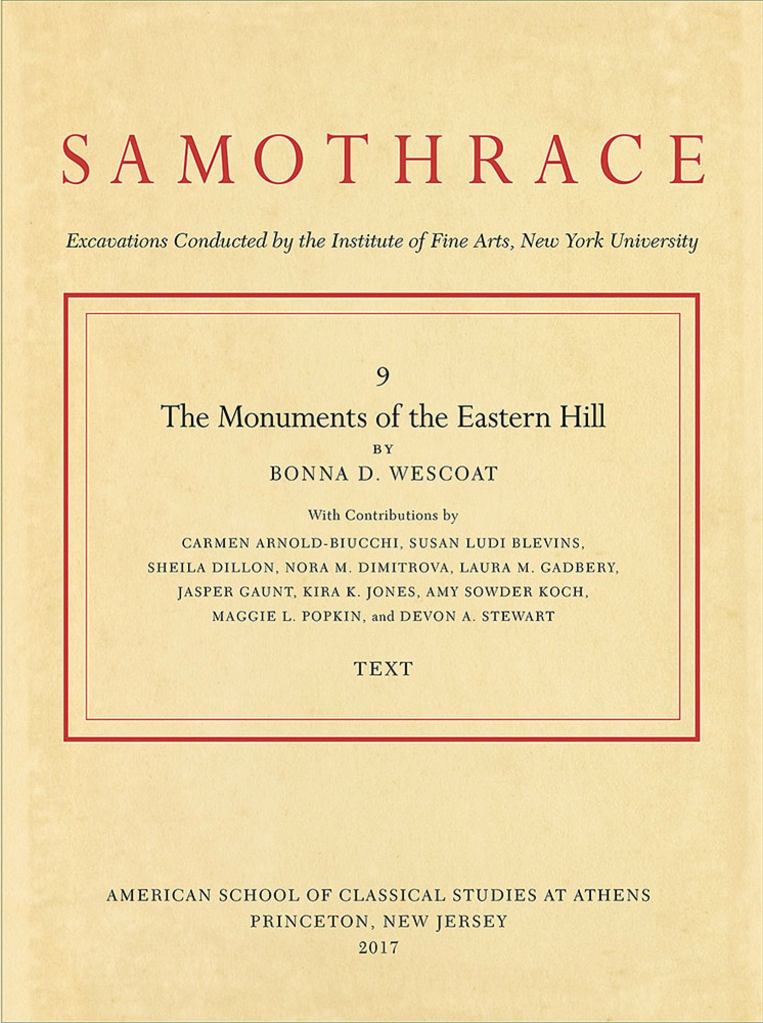 The Monuments of the Eastern Hill (two-volume set)