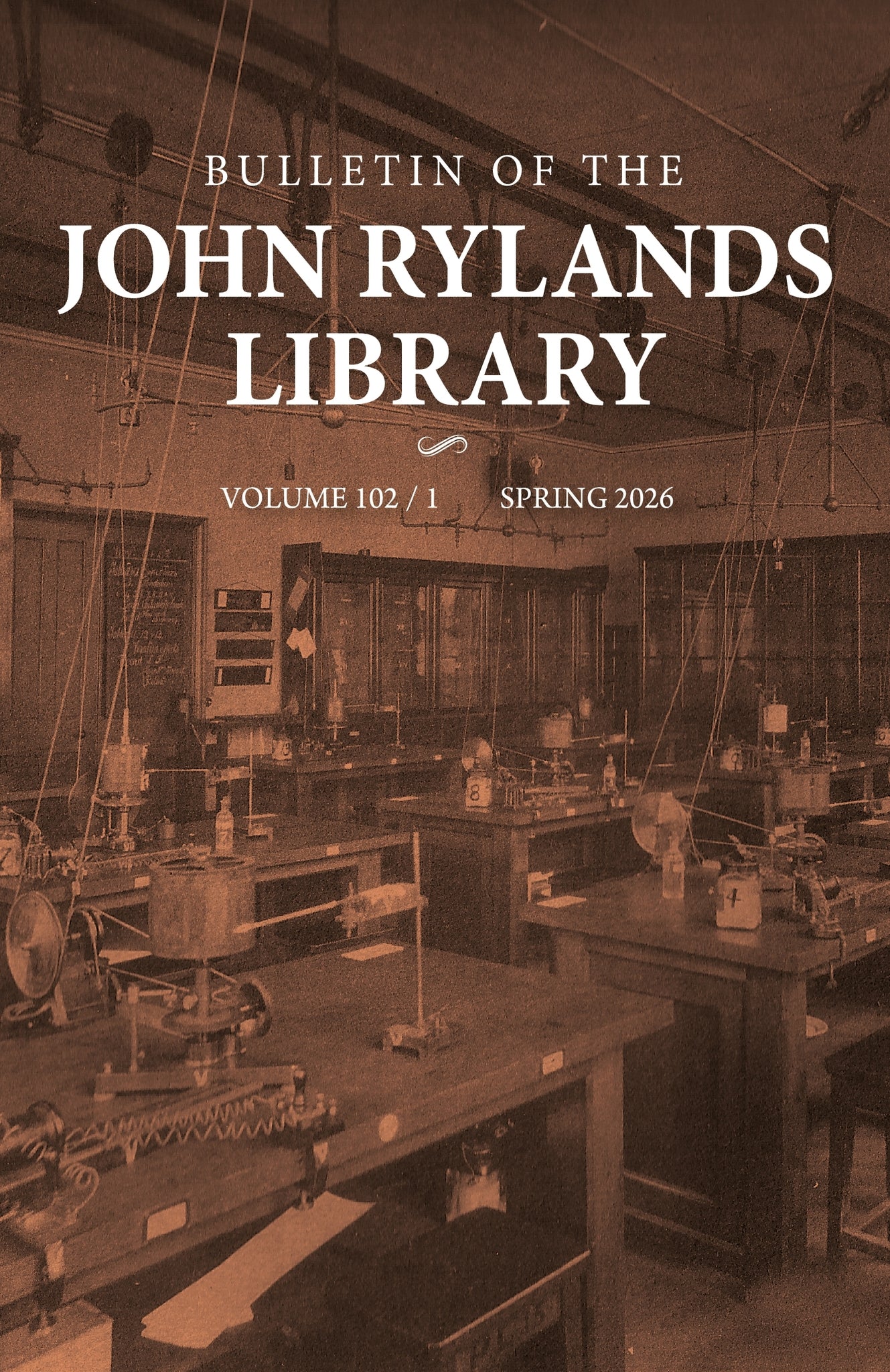 Cover image for Bulletin of the John Rylands Library 102/1 ISBN 9781807075415