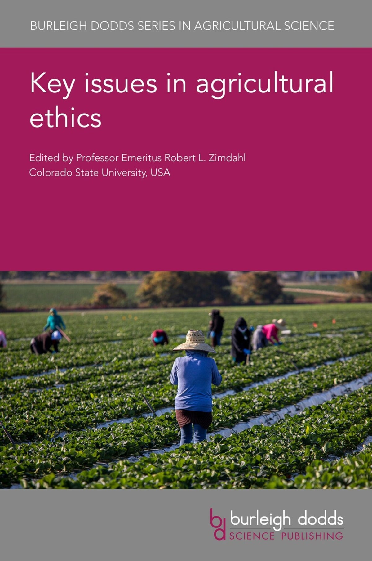 Cover image for Key issues in agricultural ethics ISBN 9781801463157