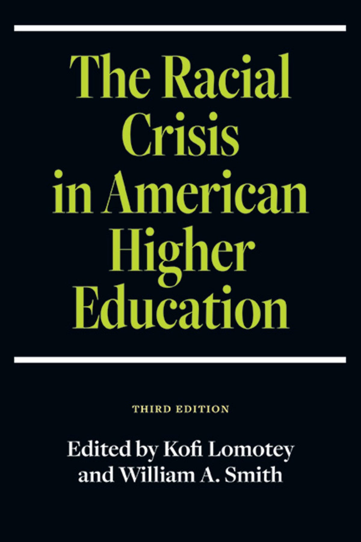 Cover image for The Racial Crisis in American Higher Education ISBN 9781438492735