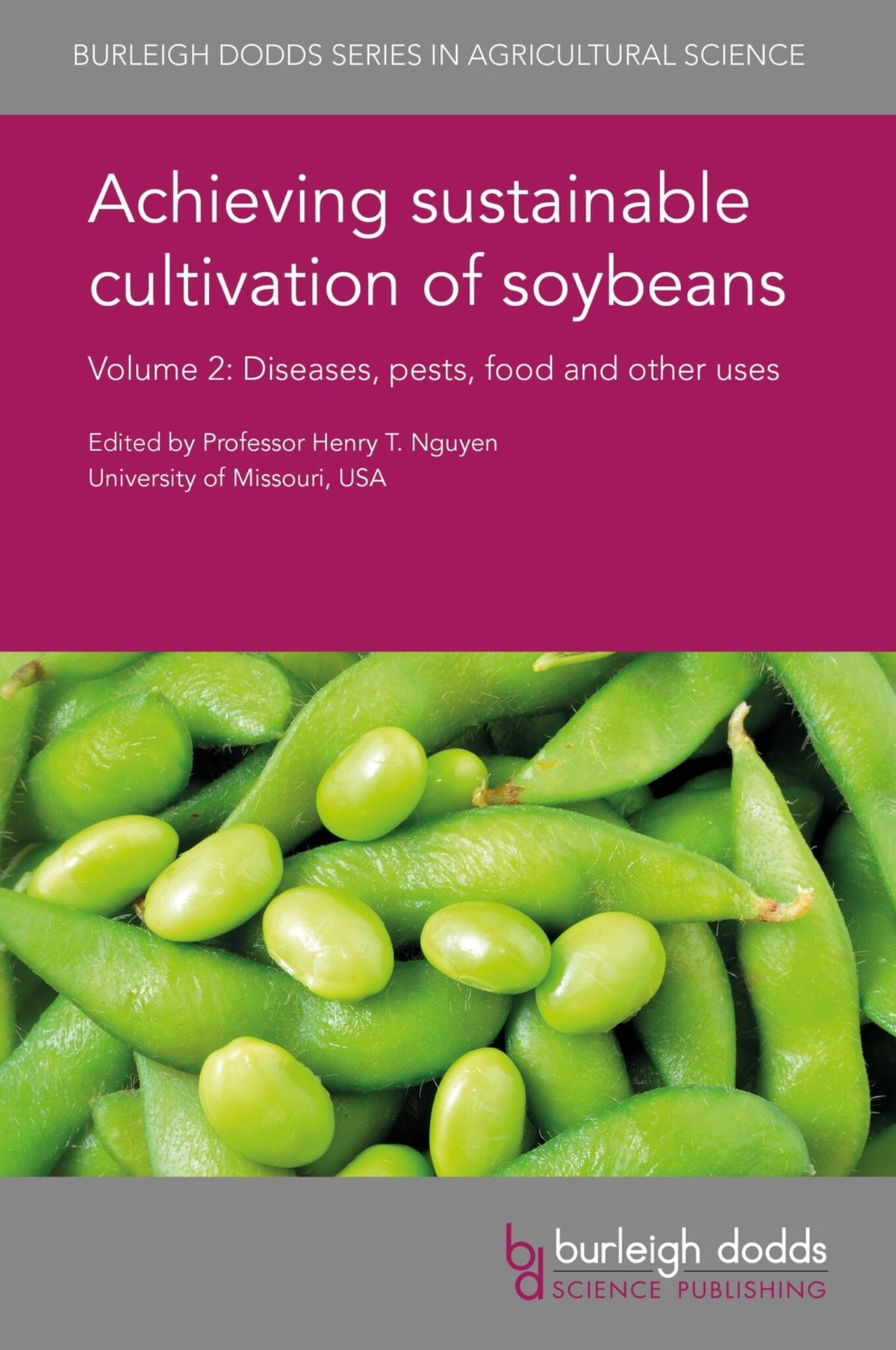 Cover image for Achieving sustainable cultivation of soybeans Volume 2 ISBN 9781786761187