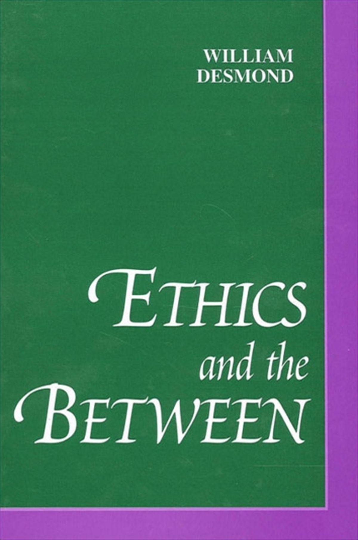 Cover image for Ethics and the Between ISBN 9780791448489