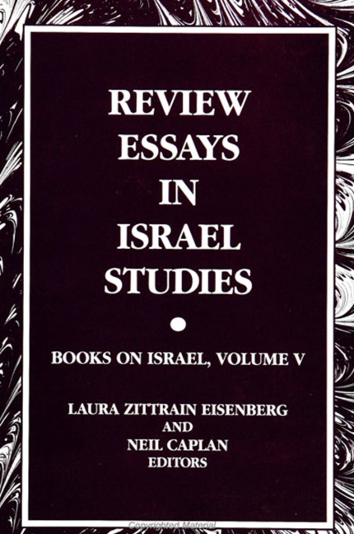 Cover image for Review Essays in Israel Studies ISBN 9780791444221