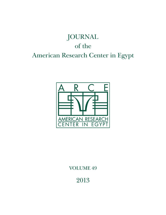 Journal of the American Research Center in Egypt