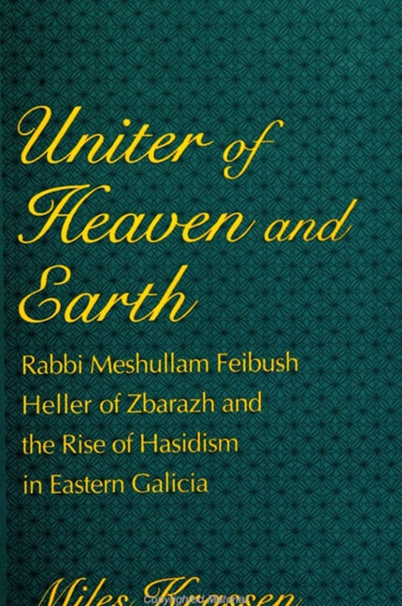 Cover image for Uniter of Heaven and Earth ISBN 9780791438183