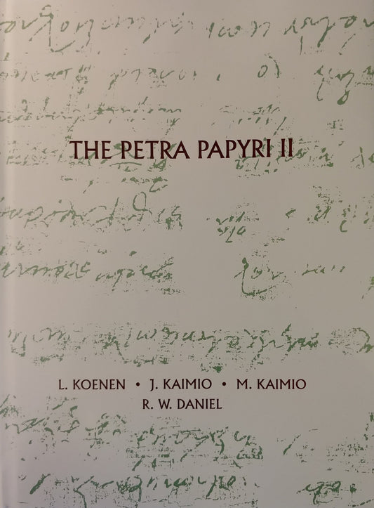 The Petra Papyri II