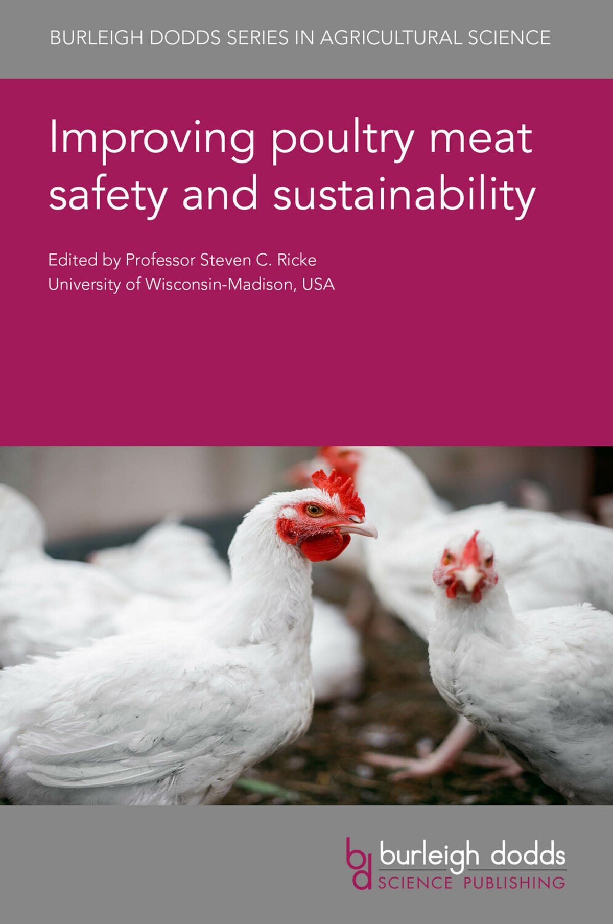 Cover image for Improving poultry meat safety and sustainability ISBN 9781801467919