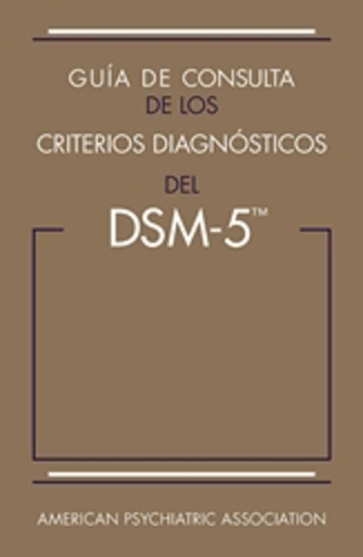Cover image for Guía de consulta de los criterios diagnósticos del DSM-5® ISBN 9780890425510