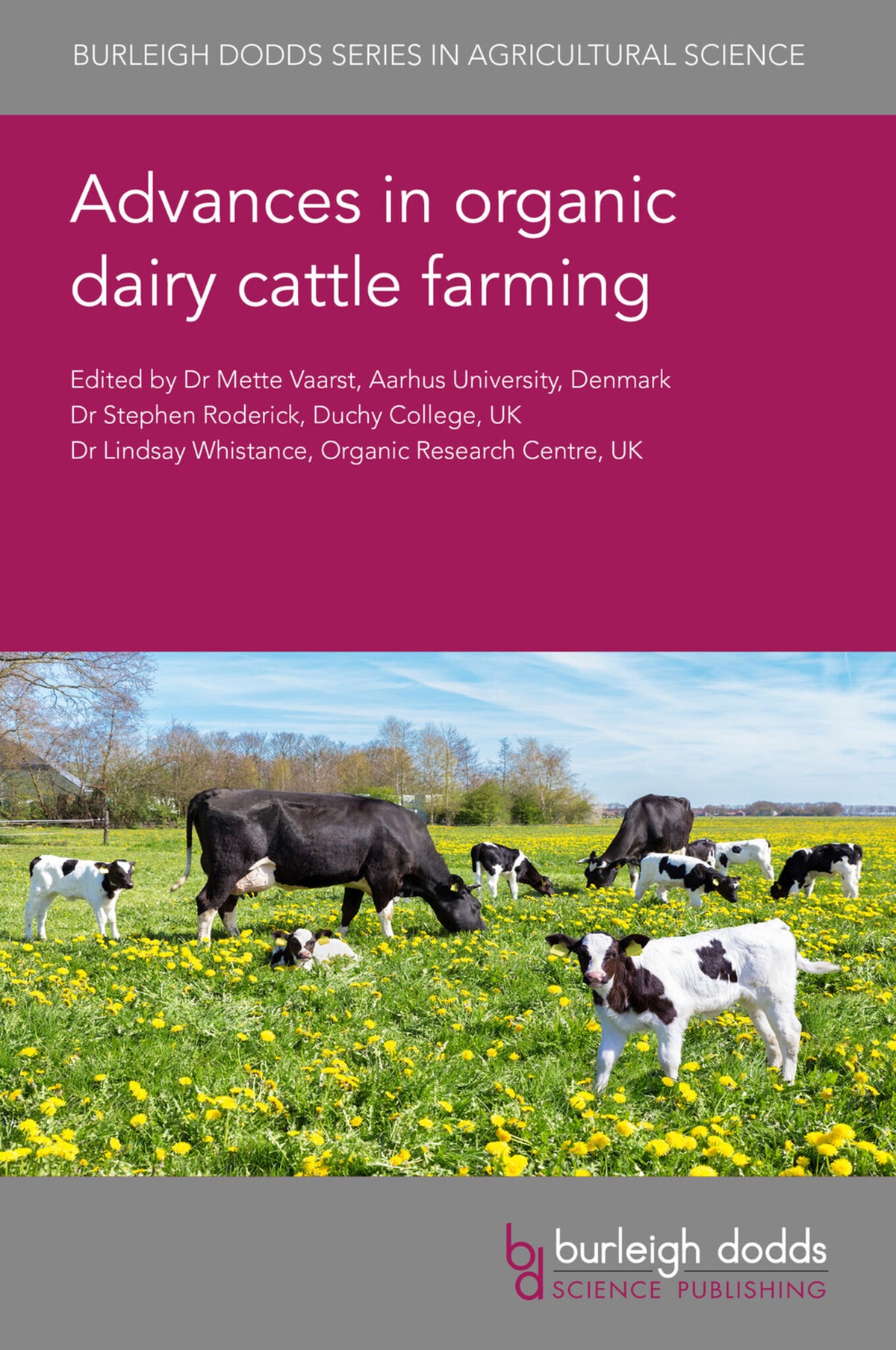 Cover image for Advances in organic dairy cattle farming ISBN 9781801465397