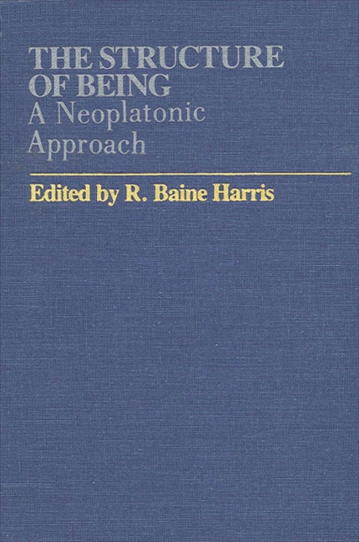 Cover image for The Structure of Being ISBN 9780873955331