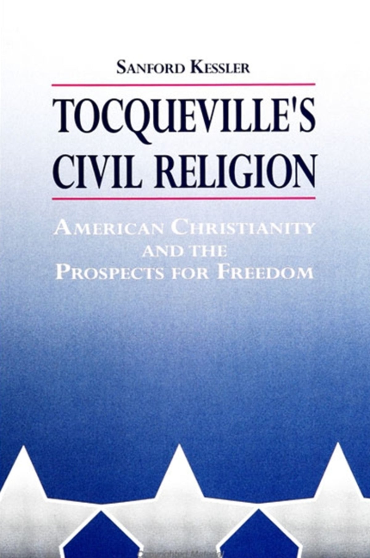 Cover image for Tocqueville's Civil Religion ISBN 9780791419298